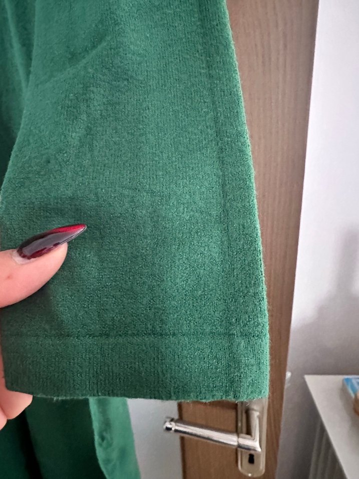 Yeşil Kadın triko  Midi Triko Elbise - Görsel 2