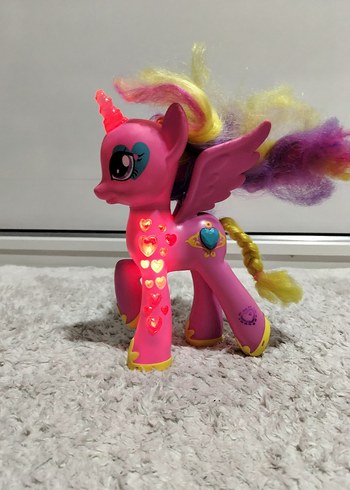 Renkli Pembe Kanatlı Unicorn Figür