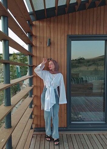 Poplin kimono