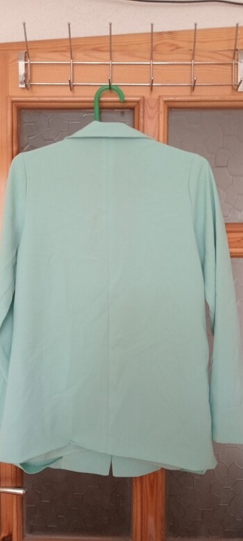 34 Beden Yeşil Blazer Kadın Ceket