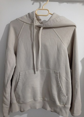 Bej Rahat Kesim Kadın Sweatshirt