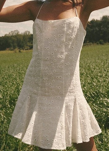 Fisto Beyaz kısa elbise