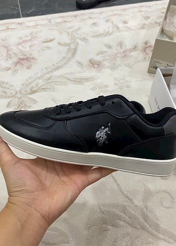39 Beden Siyah polo Deri Kadın Spor Ayakkabı günlük