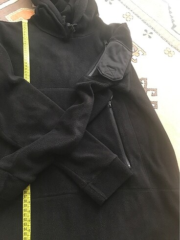 Erkek polar kapüşonlu üst - Görsel 3