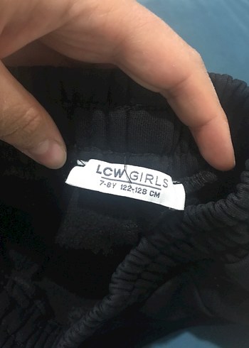 Siyah Kız çoçuk Rahat Kesim Eşofman Altı - Görsel 3