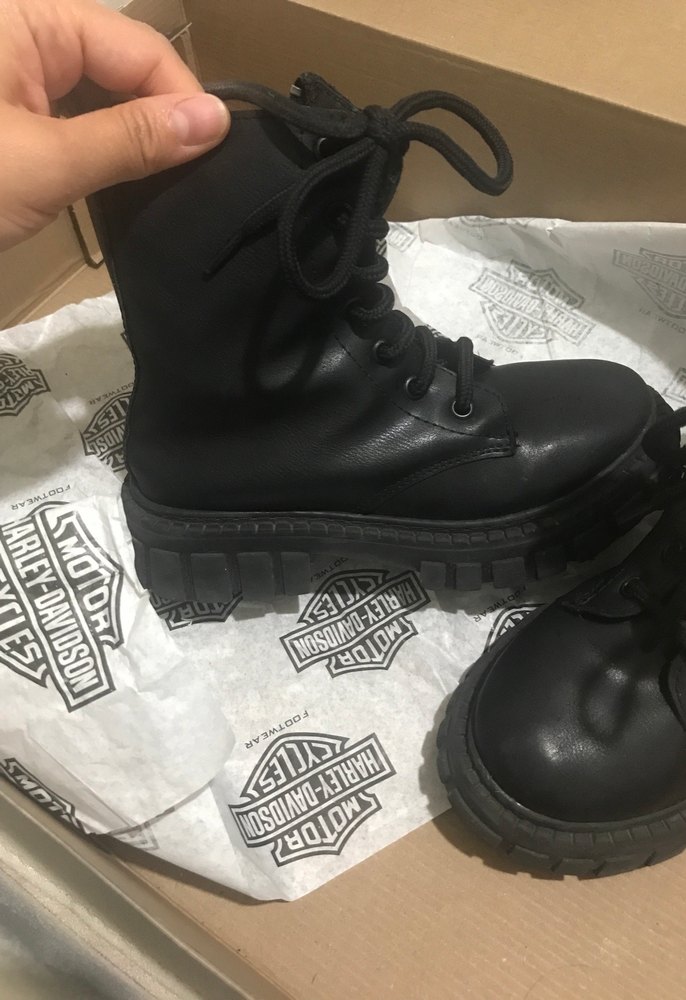 Kız çoçuk Siyah Gotik Lastik Botlar - Görsel 5