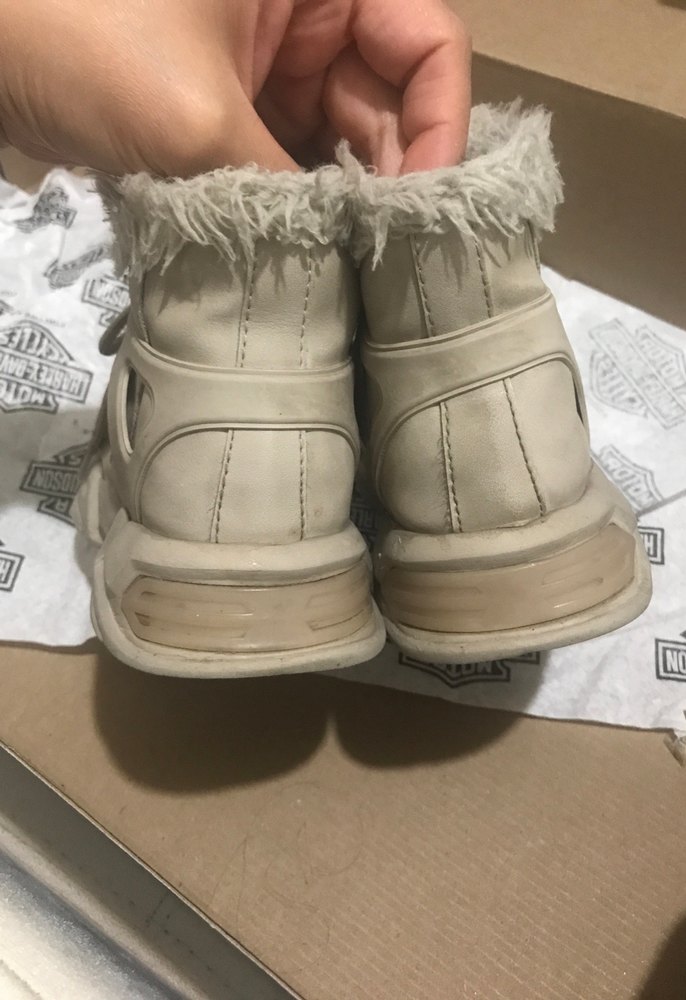 Bej Kürklü Kız Çocuk Botu - Görsel 2