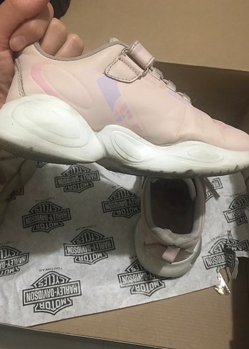 Kızlar için Pembe Cırt cırtlı spor ayakkabısı - Görsel 5