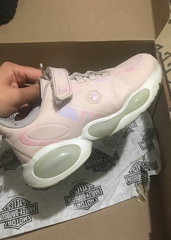 Kızlar için Pembe Cırt cırtlı spor ayakkabısı - Görsel 3