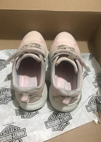 Kızlar için Pembe Cırt cırtlı spor ayakkabısı - Görsel 2