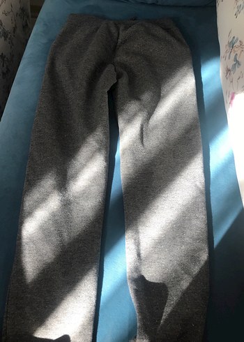 Gri Kız çoçuk Sweatpant, Ayarlanabilir Kemerli - Görsel 3