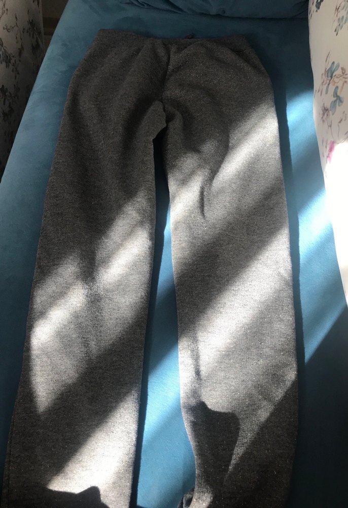 Gri Kız çoçuk Sweatpant, Ayarlanabilir Kemerli - Görsel 3