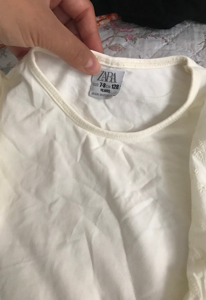 Beyaz Fırfırlı  Kız çoçuk Takımı - Görsel 3