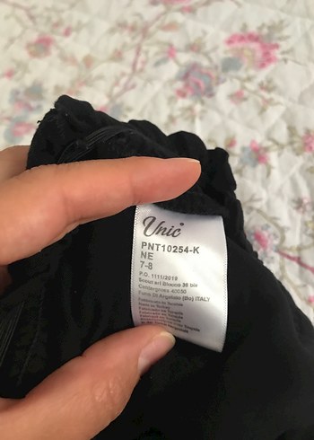 Siyah Salaş Keten Pantolon - Görsel 5