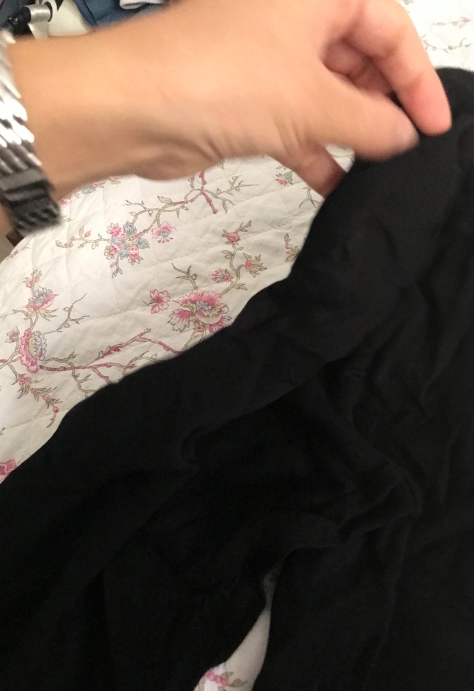 Siyah Salaş Keten Pantolon - Görsel 2