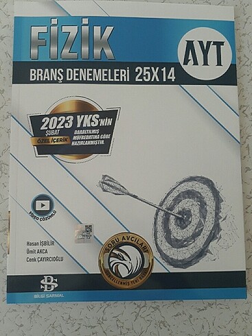 Bilgi sarmal AYT fizik branş denemeleri