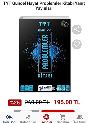 PROBLEMLER SORU BANKASI & YANIT YAYINLARI