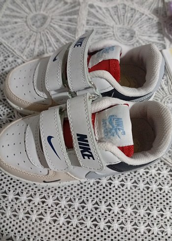 Beyaz Erkek Çocuk Spor Ayakkabısı Velcro - Görsel 3