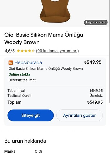 Oioi  marka  slikon  önlük - Görsel 10