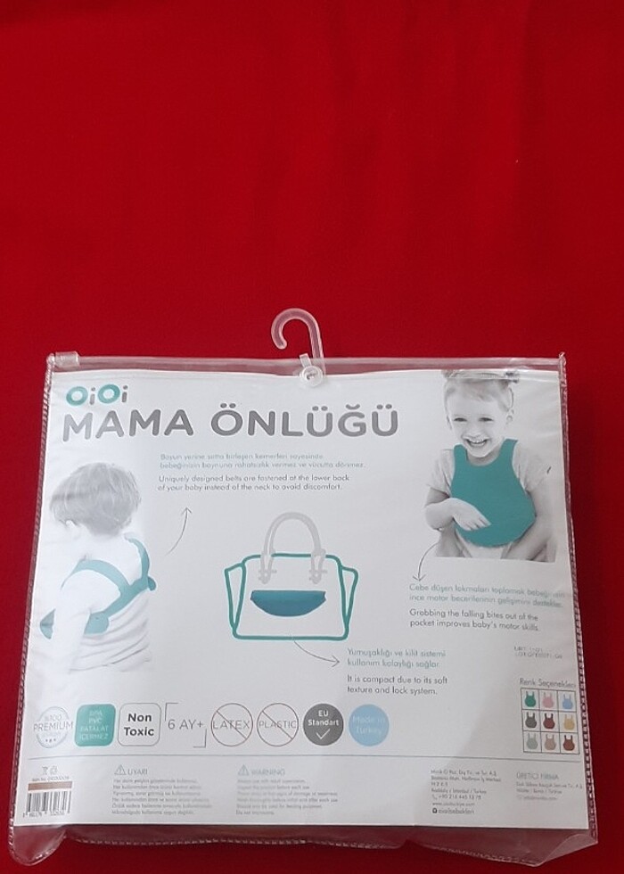 Oioi  marka  slikon  önlük - Görsel 3