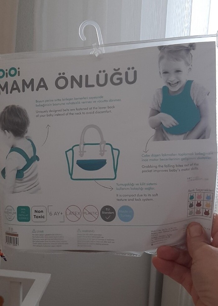 Oioi  marka  slikon  önlük - Görsel 4