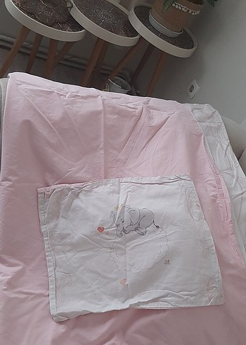 Taç bebek yorgan nevresimi ve yastığı - Görsel 3