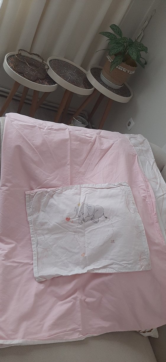 Taç bebek yorgan nevresimi ve yastığı - Görsel 3