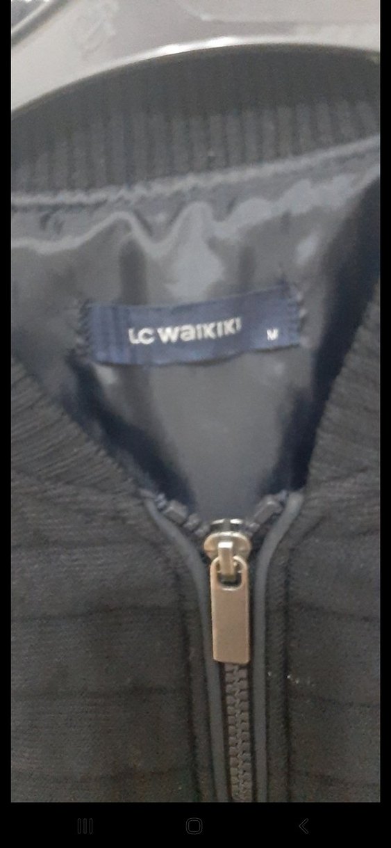 Siyah Fermuarlı Erkek Midi Mont - Görsel 4