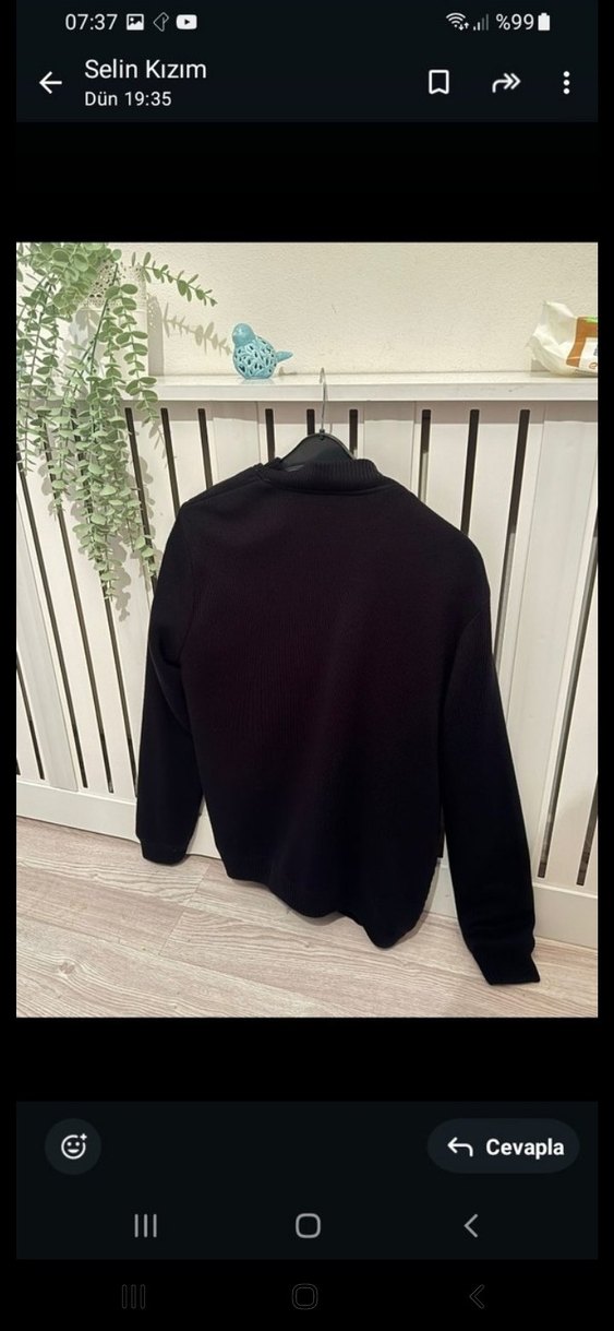 Siyah Fermuarlı Erkek Midi Mont - Görsel 3