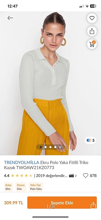 Trendyol milla Polo yaka triko