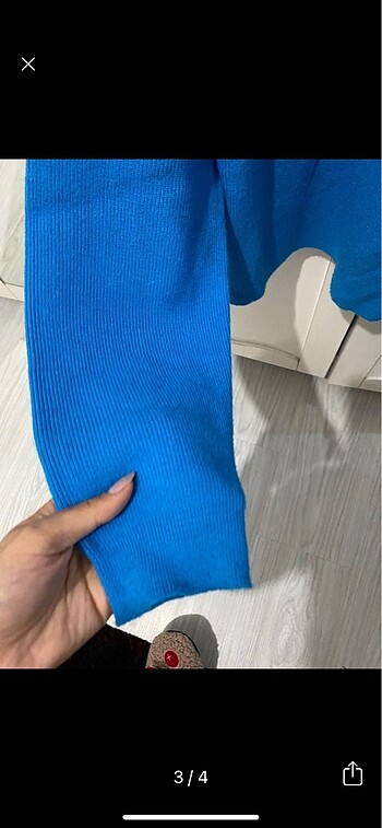m Beden Pull and bear fitilli triko kazak