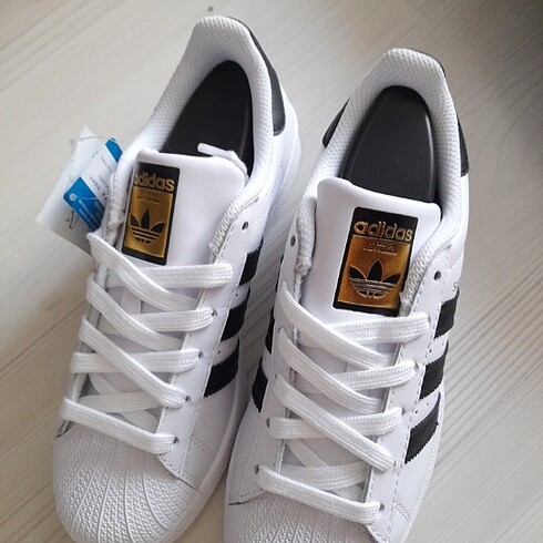 37 Beden beyaz Renk Adidas Superstar Orjinal