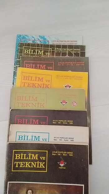 Bilim ve Teknik Antika Dergi koleksiyonluk Vintage