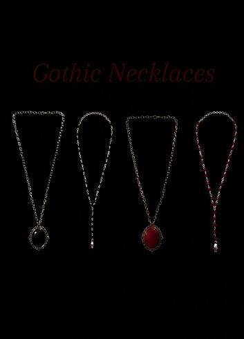 Diğer Gotik Vintage kolye 