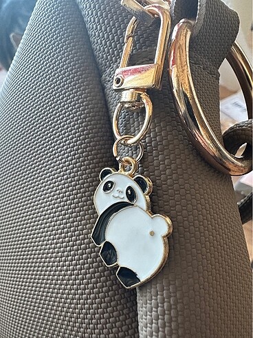 Beden çeşitli Renk Panda çanta fermuar süsü charm