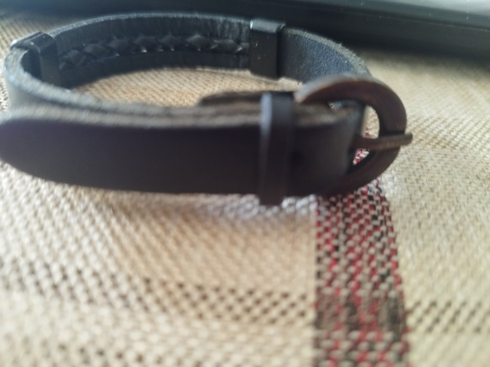 Ayarlanabilir Bohem Erkek Deri Bileklik - Görsel 2