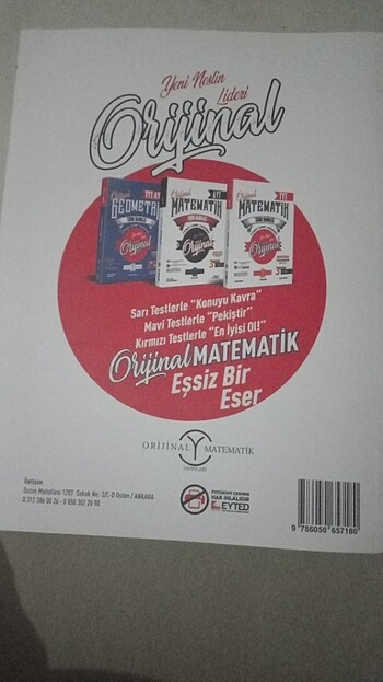 Test kitabi geometri tyt ayt orjinal