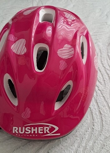 Bisiklet Kaskı -pembe-Kız çocuk 