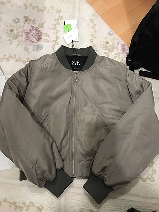 Zara bej bomber ceket