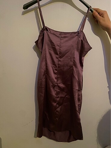 38 Beden mor Renk Mini elbise