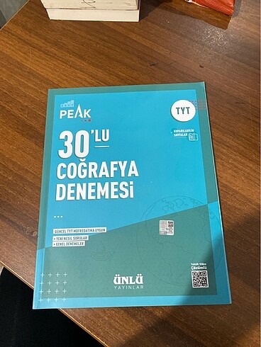 Ünlü Yayınları 30 adet Coğrafya Tyt denemesi