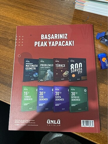 Ünlü Yayınları 15 li Temel Matematik denemesi Tyt