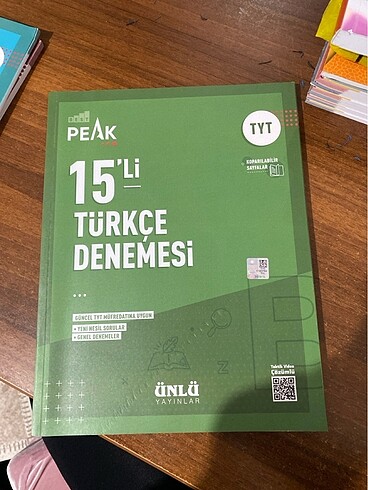 Ünlü Yayınları 15 li Tyt Türkçe denemesi