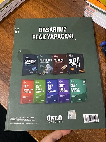 Ünlü Yayınları 5 adet Ayt denemesi