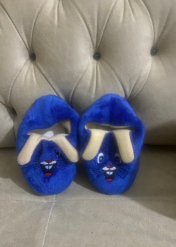 Kızlar için Renkli Nakışlı Sıcak Ev Terliği - Görsel 3