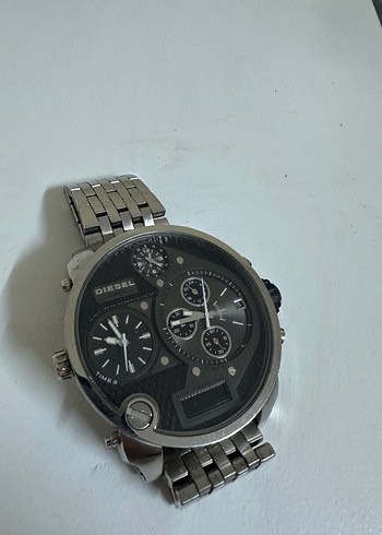 Gri Diesel Erkek Biker Saat