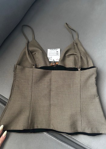 Zara Kemer Detaylı zara bluz