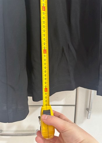 Uzun Siyah Kadın ferace - Görsel 4