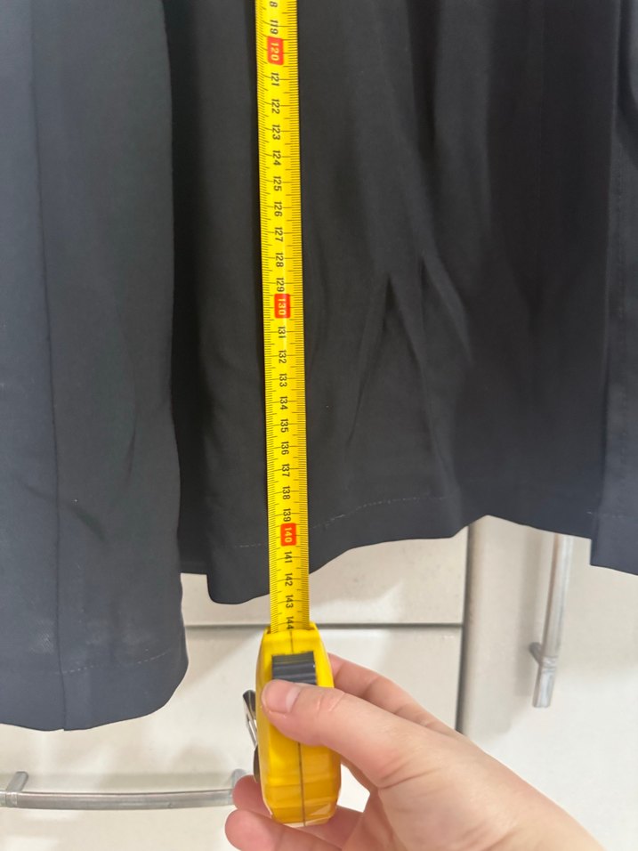 Uzun Siyah Kadın ferace - Görsel 4