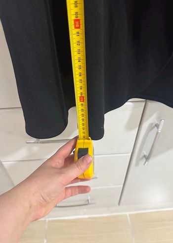 Drapeli Siyah Uzun Kadın Kaban - Görsel 4